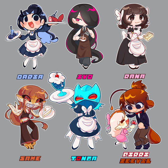OC - Fake pop-up cafe merch lineup OC - Fake pop-up cafe merch lineup