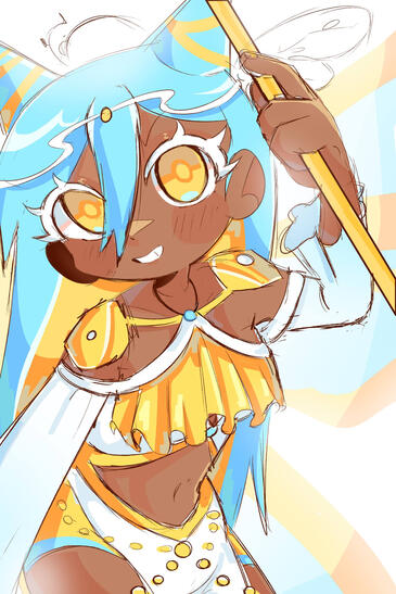 OC - Ahmose magical girl form! OC - Ahmose magical girl form!